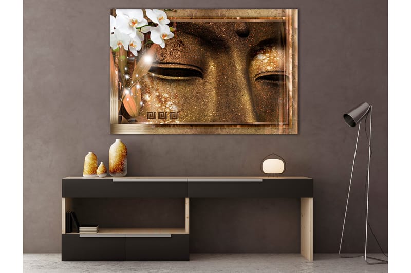 Billede Buddha's Eyes (1 del) Bred 120x80 - Artgeist sp. z o. o. - Boligtilbehør - Billeder & kunst - Billeder på lærred