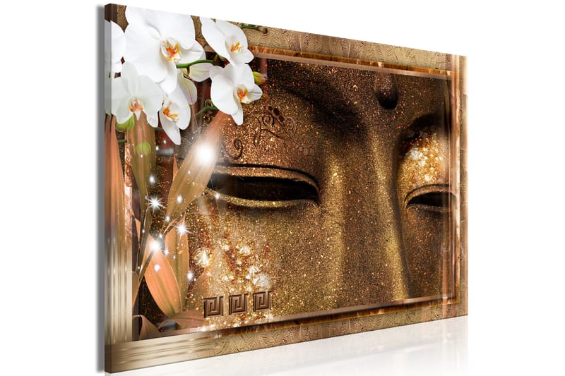 Billede Buddha's Eyes (1 del) Bred 120x80 - Artgeist sp. z o. o. - Boligtilbehør - Billeder & kunst - Billeder på lærred