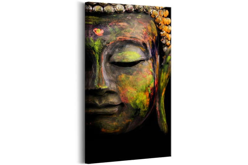 Billede Buddha's Face 40x80 - Artgeist sp. z o. o. - Boligtilbehør - Billeder & kunst - Billeder på lærred