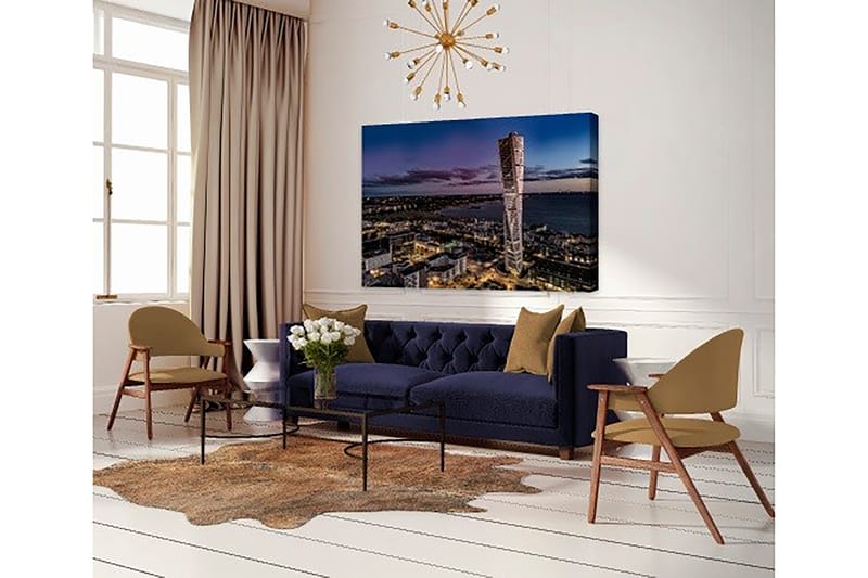 Billede Canvas Turning Torso, Malmö - 75x100 cm - Boligtilbehør - Billeder & kunst - Billeder på lærred