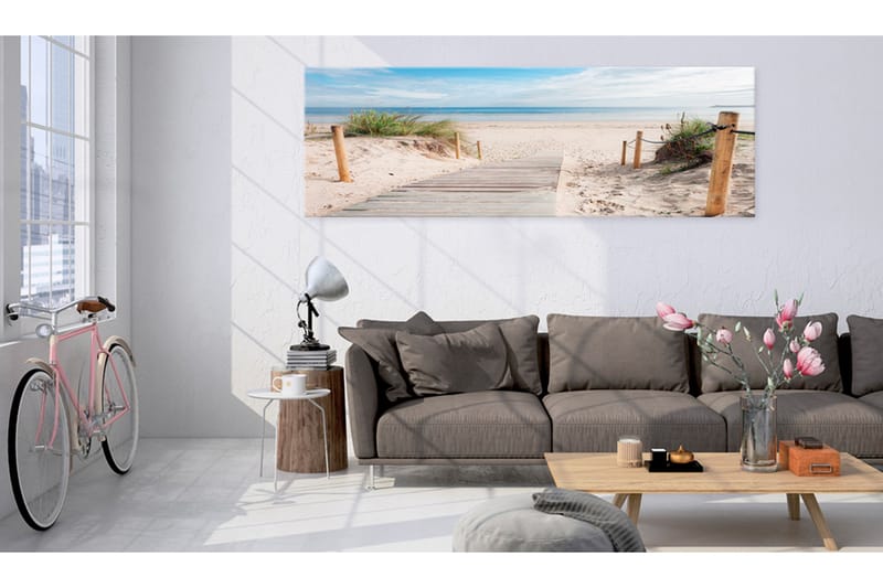 Billede Charming Beach 120x40 - Artgeist sp. z o. o. - Boligtilbehør - Billeder & kunst - Billeder på lærred