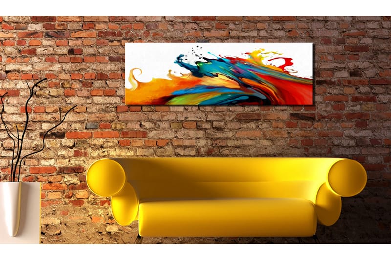 Billede Colorful Storm 120x40 - Artgeist sp. z o. o. - Boligtilbehør - Billeder & kunst - Billeder på lærred