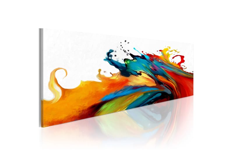 Billede Colorful Storm 120x40 - Artgeist sp. z o. o. - Boligtilbehør - Billeder & kunst - Billeder på lærred