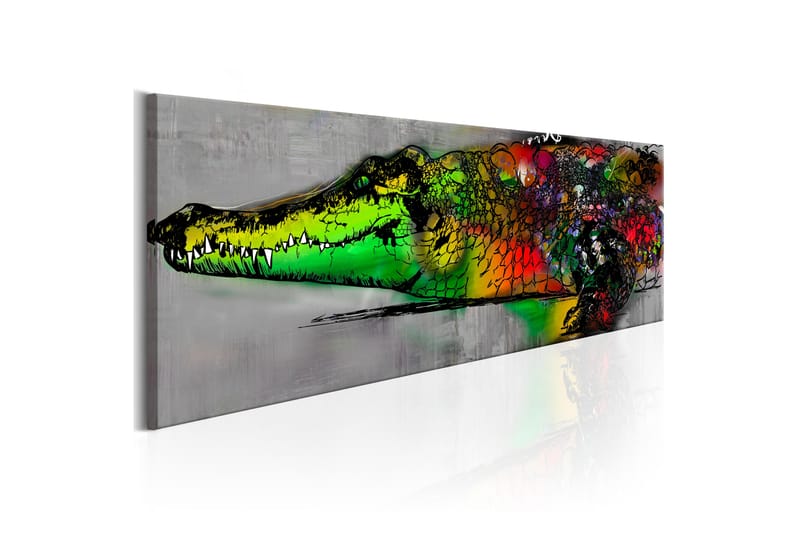 Billede Colourful Beast 120x40 - Artgeist sp. z o. o. - Boligtilbehør - Billeder & kunst - Billeder på lærred