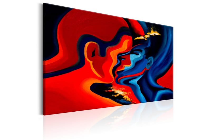 Billede Cosmic Kiss 120x80 - Artgeist sp. z o. o. - Boligtilbehør - Billeder & kunst - Billeder på lærred