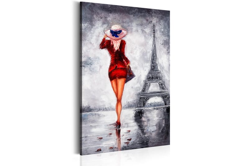 Billede Dame i Paris 40x60 - Artgeist sp. z o. o. - Boligtilbehør - Billeder & kunst - Billeder på lærred