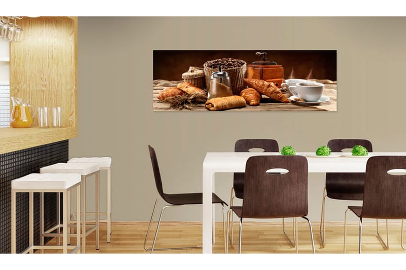 Billede Dream Breakfast 135x45 - Artgeist sp. z o. o. - Boligtilbehør - Billeder & kunst - Billeder på lærred