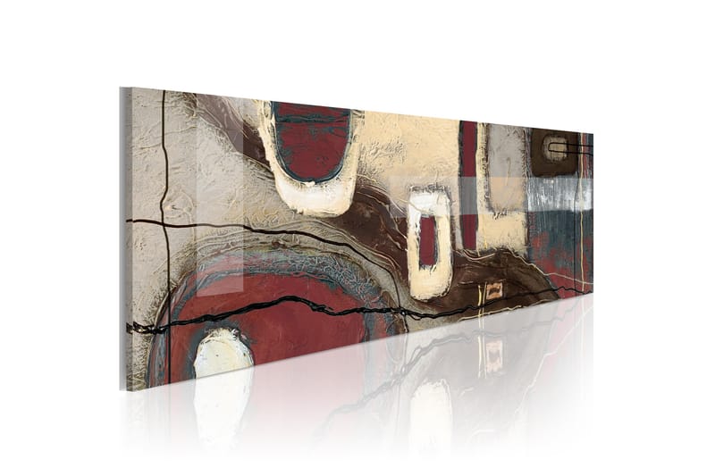 Billede Fancy rectangles 135x45 - Artgeist sp. z o. o. - Boligtilbehør - Billeder & kunst - Billeder på lærred