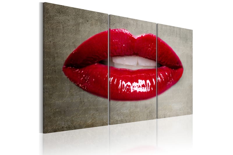 Billede Female Lips 120x80 - Artgeist sp. z o. o. - Boligtilbehør - Billeder & kunst - Billeder på lærred