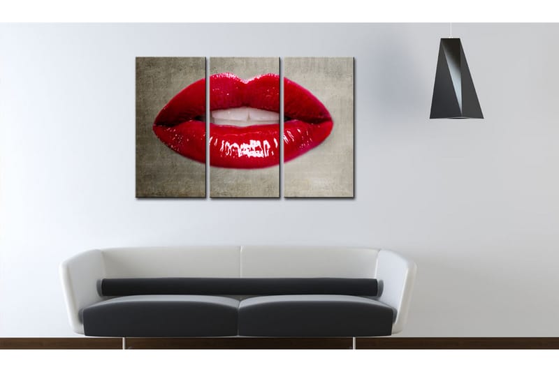 Billede Female Lips 120x80 - Artgeist sp. z o. o. - Boligtilbehør - Billeder & kunst - Billeder på lærred