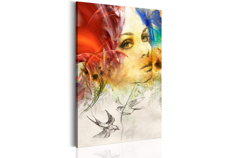 Billede Fiery Lady 40x60 - Artgeist sp. z o. o. - Boligtilbehør - Billeder & kunst - Billeder på lærred