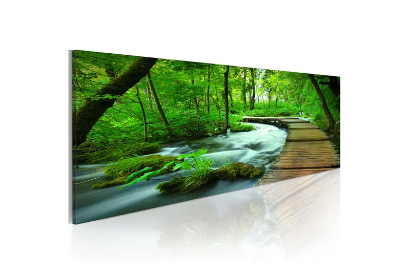 Billede Forest Broadwalk 120x40 - Artgeist sp. z o. o. - Boligtilbehør - Billeder & kunst - Billeder på lærred