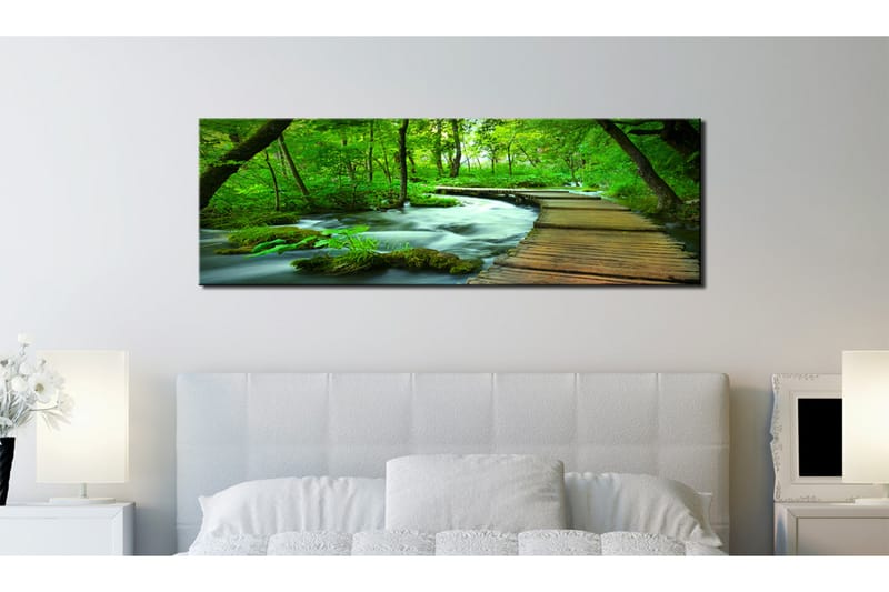 Billede Forest Broadwalk 120x40 - Artgeist sp. z o. o. - Boligtilbehør - Billeder & kunst - Billeder på lærred