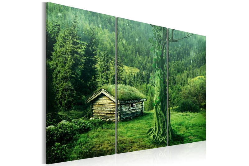 Billede Forest Ecosystem 90x60 - Artgeist sp. z o. o. - Boligtilbehør - Billeder & kunst - Billeder på lærred