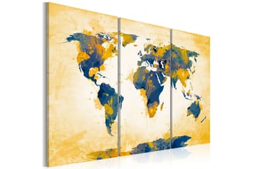 Billede Four Corners Of The World Triptych 120x80