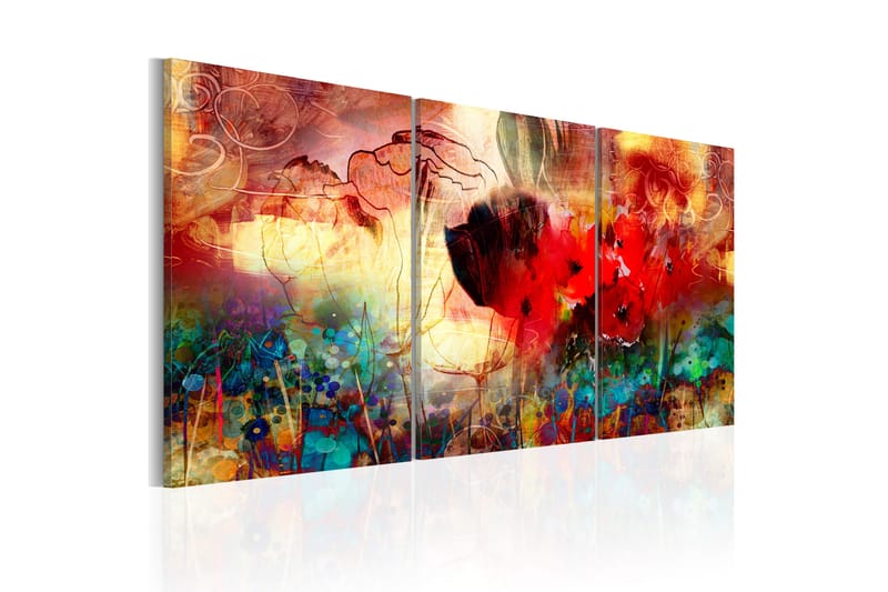 Billede Garden of Colors 120x60 - Artgeist sp. z o. o. - Boligtilbehør - Billeder & kunst - Billeder på lærred