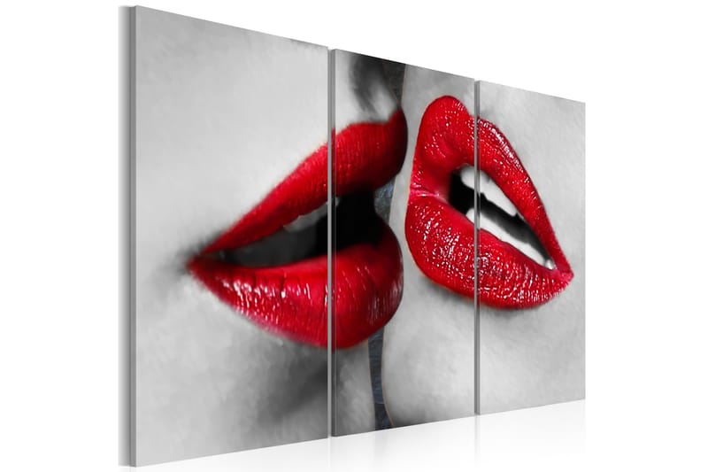 Billede Hot Lips 120x80 - Artgeist sp. z o. o. - Boligtilbehør - Billeder & kunst - Billeder på lærred