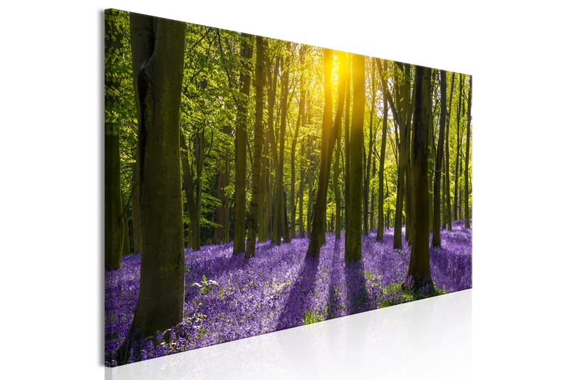 Billede Hyacinth Field (1 del) Smal 120x40 - Artgeist sp. z o. o. - Boligtilbehør - Billeder & kunst - Billeder på lærred