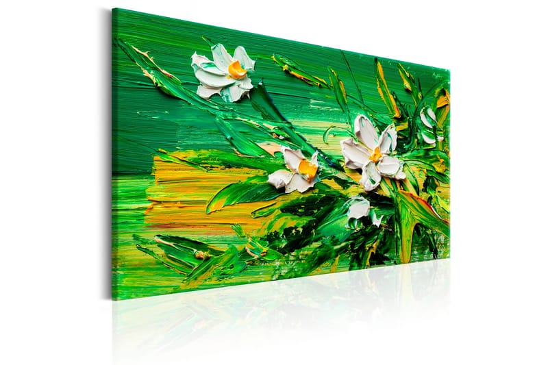 Billede Impressionist stil: Blomster 120x80 - Artgeist sp. z o. o. - Boligtilbehør - Billeder & kunst - Billeder på lærred