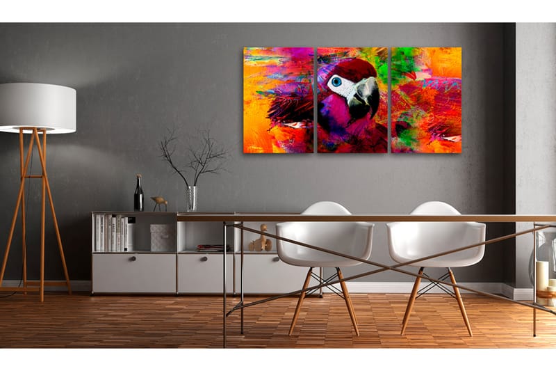 Billede Jungle of Colors 120x60 - Artgeist sp. z o. o. - Boligtilbehør - Billeder & kunst - Billeder på lærred