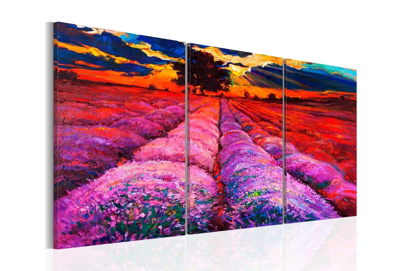 Billede Land of Colors 120x60 - Artgeist sp. z o. o. - Boligtilbehør - Billeder & kunst - Billeder på lærred