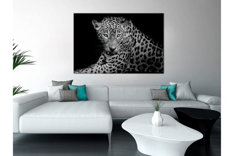 Billede Leopard Portrait (1 del) Bred 120x80 - Artgeist sp. z o. o. - Boligtilbehør - Billeder & kunst - Billeder på lærred