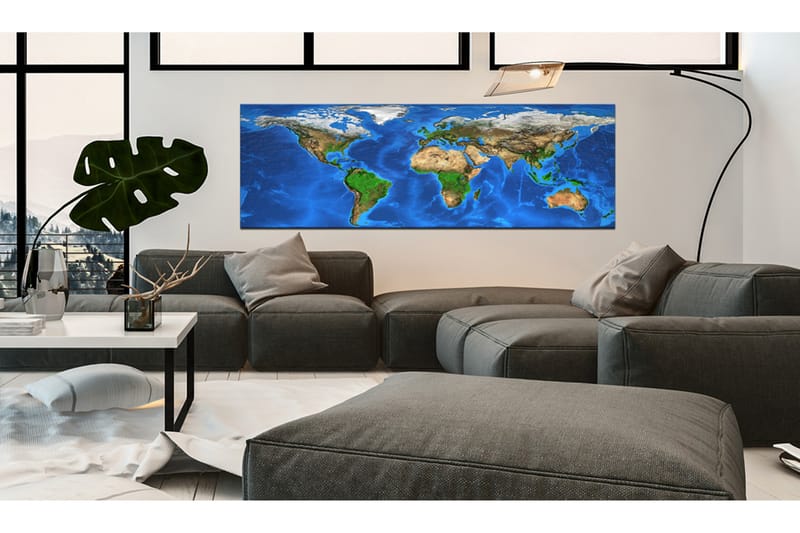 Billede Magnificent World 135x45 - Artgeist sp. z o. o. - Boligtilbehør - Billeder & kunst - Billeder på lærred