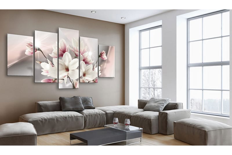 Billede Magnolia In Bloom 100x50 - Artgeist sp. z o. o. - Boligtilbehør - Billeder & kunst - Billeder på lærred