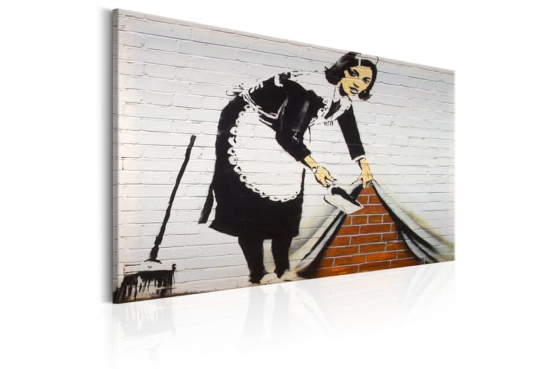 Billede Maid i London by Banksy 120x80 - Artgeist sp. z o. o. - Boligtilbehør - Billeder & kunst - Billeder på lærred