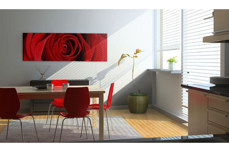 Billede Midnight Rose 120x40 - Artgeist sp. z o. o. - Boligtilbehør - Billeder & kunst - Billeder på lærred