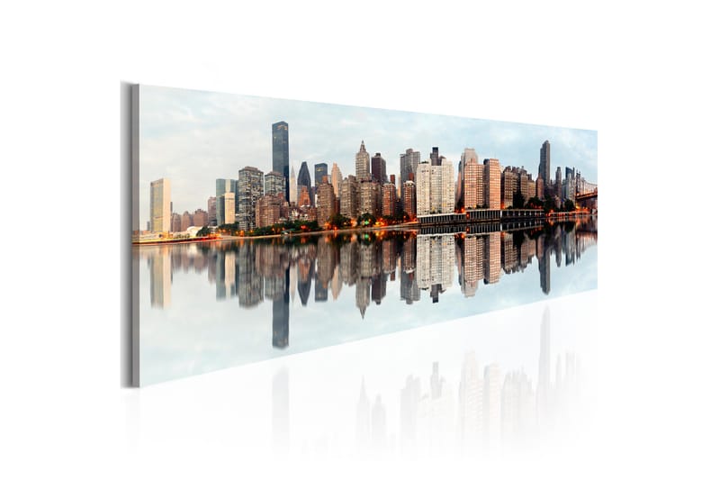 Billede Morning Manhattan 135x45 - Artgeist sp. z o. o. - Boligtilbehør - Billeder & kunst - Billeder på lærred