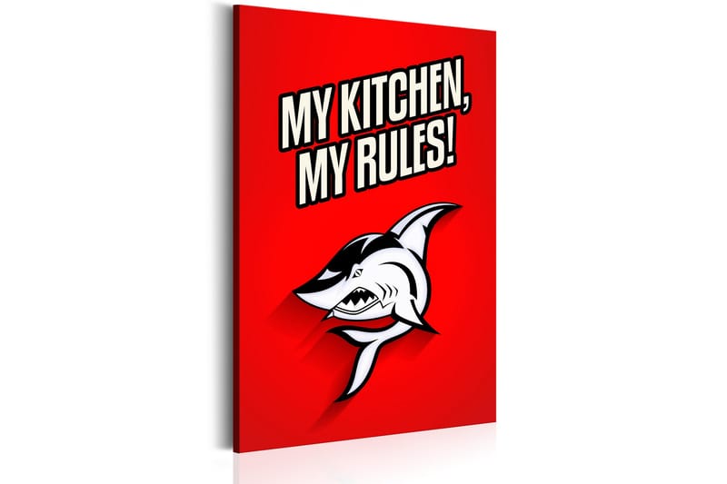 Billede My kitchen, my rules! 40x60 - Artgeist sp. z o. o. - Boligtilbehør - Billeder & kunst - Billeder på lærred