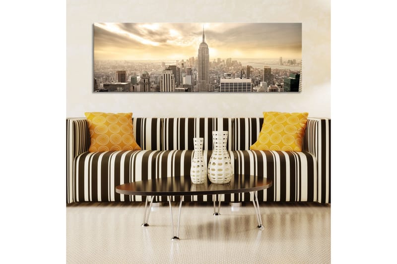 Billede New York City among the clouds 135x45 - Artgeist sp. z o. o. - Boligtilbehør - Billeder & kunst - Billeder på lærred