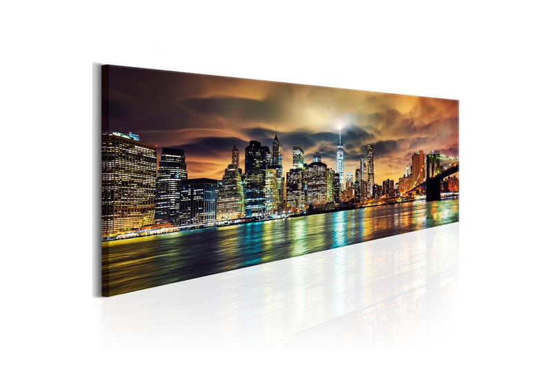 Billede New York Sky 120x40 - Artgeist sp. z o. o. - Boligtilbehør - Billeder & kunst - Billeder på lærred