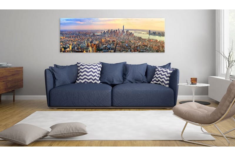 Billede New York Panorama 120x40 - Artgeist sp. z o. o. - Boligtilbehør - Billeder & kunst - Billeder på lærred