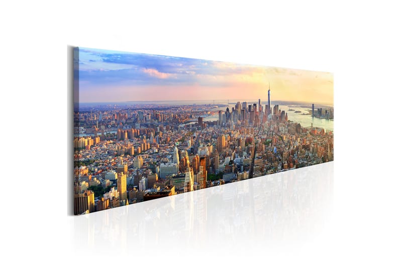 Billede New York Panorama 120x40 - Artgeist sp. z o. o. - Boligtilbehør - Billeder & kunst - Billeder på lærred