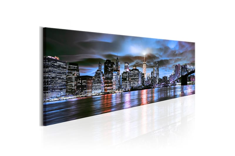 Billede NYC: City Lighthouse 120x40 - Artgeist sp. z o. o. - Boligtilbehør - Billeder & kunst - Billeder p�å lærred