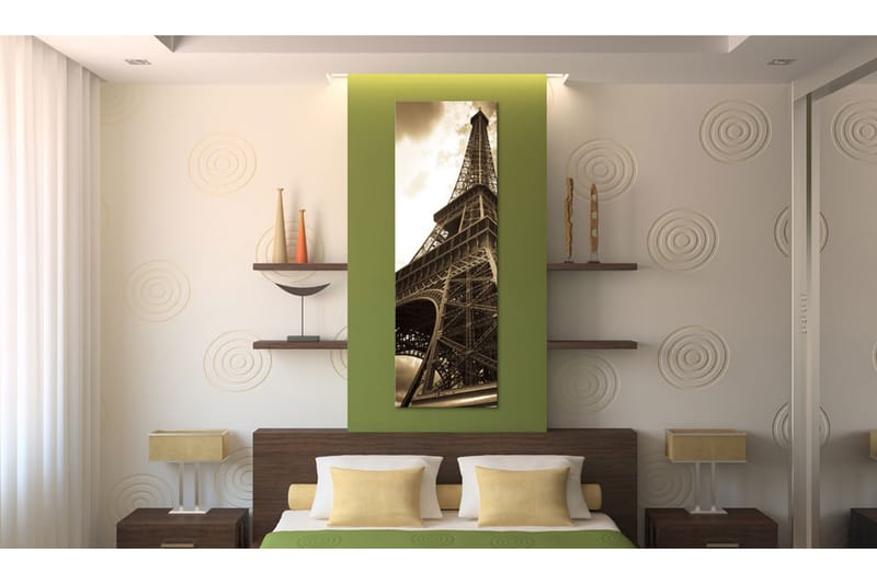 Billede Oneiric Paris Sepia 40x120 - Artgeist sp. z o. o. - Boligtilbehør - Billeder & kunst - Billeder på lærred