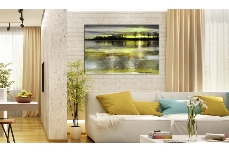 Billede Quiet Lake 90x60 - Artgeist sp. z o. o. - Boligtilbehør - Billeder & kunst - Billeder på lærred