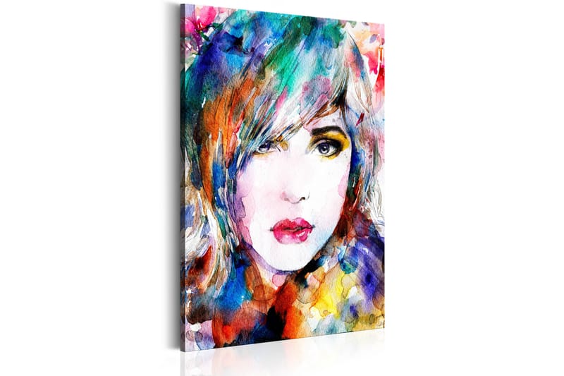 Billede Rainbow Girl 40x60 - Artgeist sp. z o. o. - Boligtilbehør - Billeder & kunst - Billeder på lærred