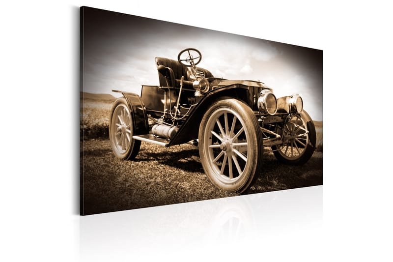 Billede Retro Car 120x80 - Artgeist sp. z o. o. - Boligtilbehør - Billeder & kunst - Billeder på lærred