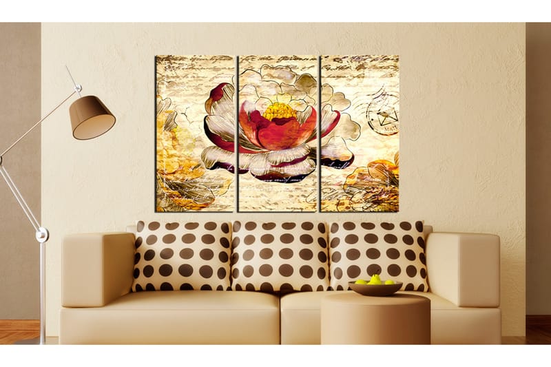 Billede Retro Flower 60x40 - Artgeist sp. z o. o. - Boligtilbehør - Billeder & kunst - Billeder på lærred