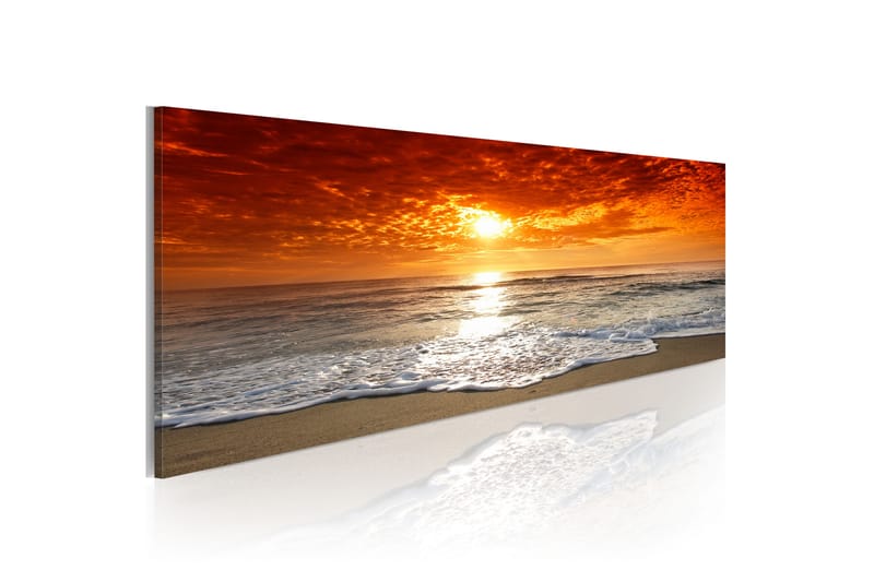 Billede Romantic sunset 135x45 - Artgeist sp. z o. o. - Boligtilbehør - Billeder & kunst - Billeder på lærred