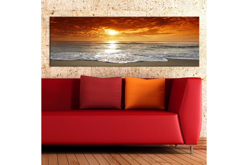 Billede Romantic sunset 135x45 - Artgeist sp. z o. o. - Boligtilbehør - Billeder & kunst - Billeder på lærred