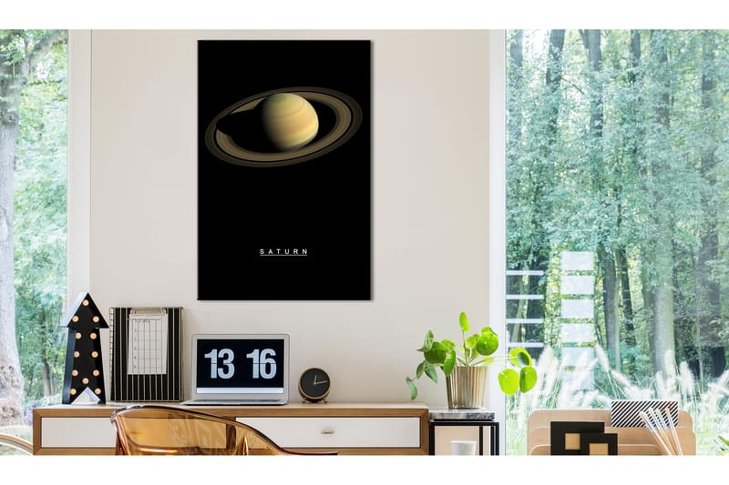 Billede Saturn (1 del) Lodret 60x90 - Artgeist sp. z o. o. - Boligtilbehør - Billeder & kunst - Billeder på lærred