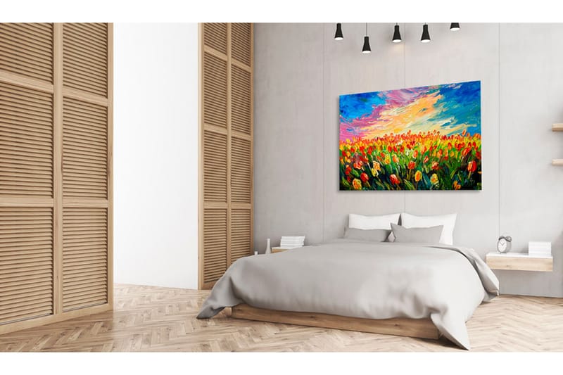 Billede Sea of Tulips 60x40 - Artgeist sp. z o. o. - Boligtilbehør - Billeder & kunst - Billeder på lærred