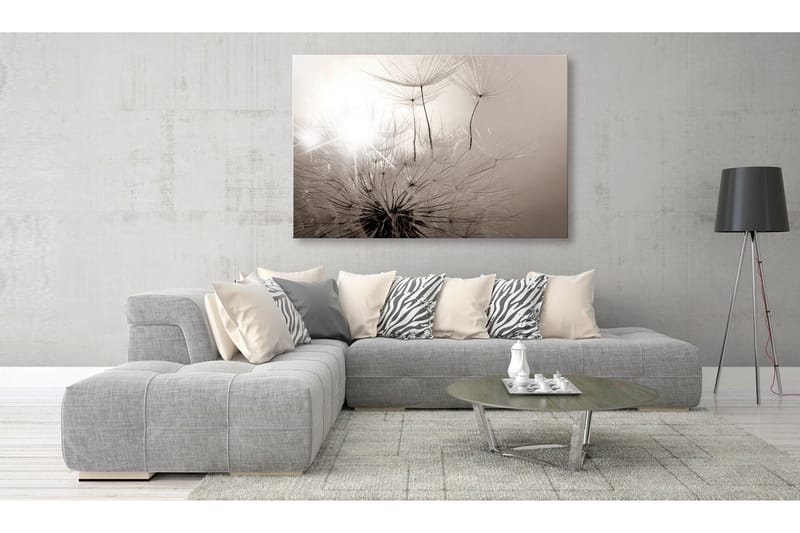 Billede Smuk sommer: Dandelions 90x60 - Artgeist sp. z o. o. - Boligtilbehør - Billeder & kunst - Billeder på lærred