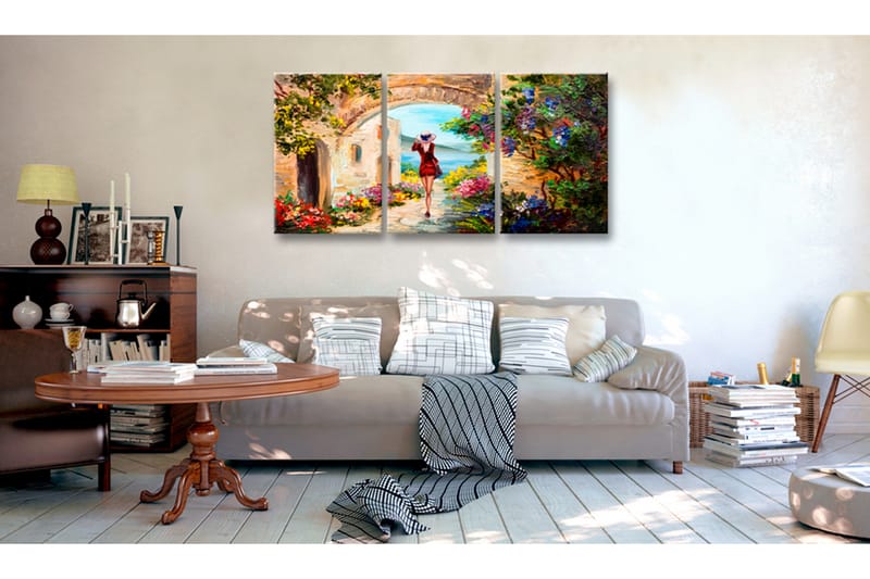 Billede sommer i Italien 120x60 - Artgeist sp. z o. o. - Boligtilbehør - Billeder & kunst - Billeder på lærred