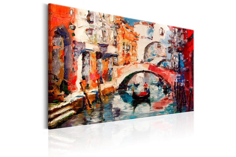 Billede sommer i Venedig 120x80 - Artgeist sp. z o. o. - Boligtilbehør - Billeder & kunst - Billeder på lærred