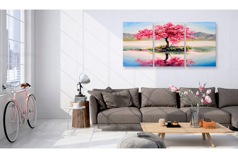 Billede Spring Island 120x60 - Artgeist sp. z o. o. - Boligtilbehør - Billeder & kunst - Billeder på lærred